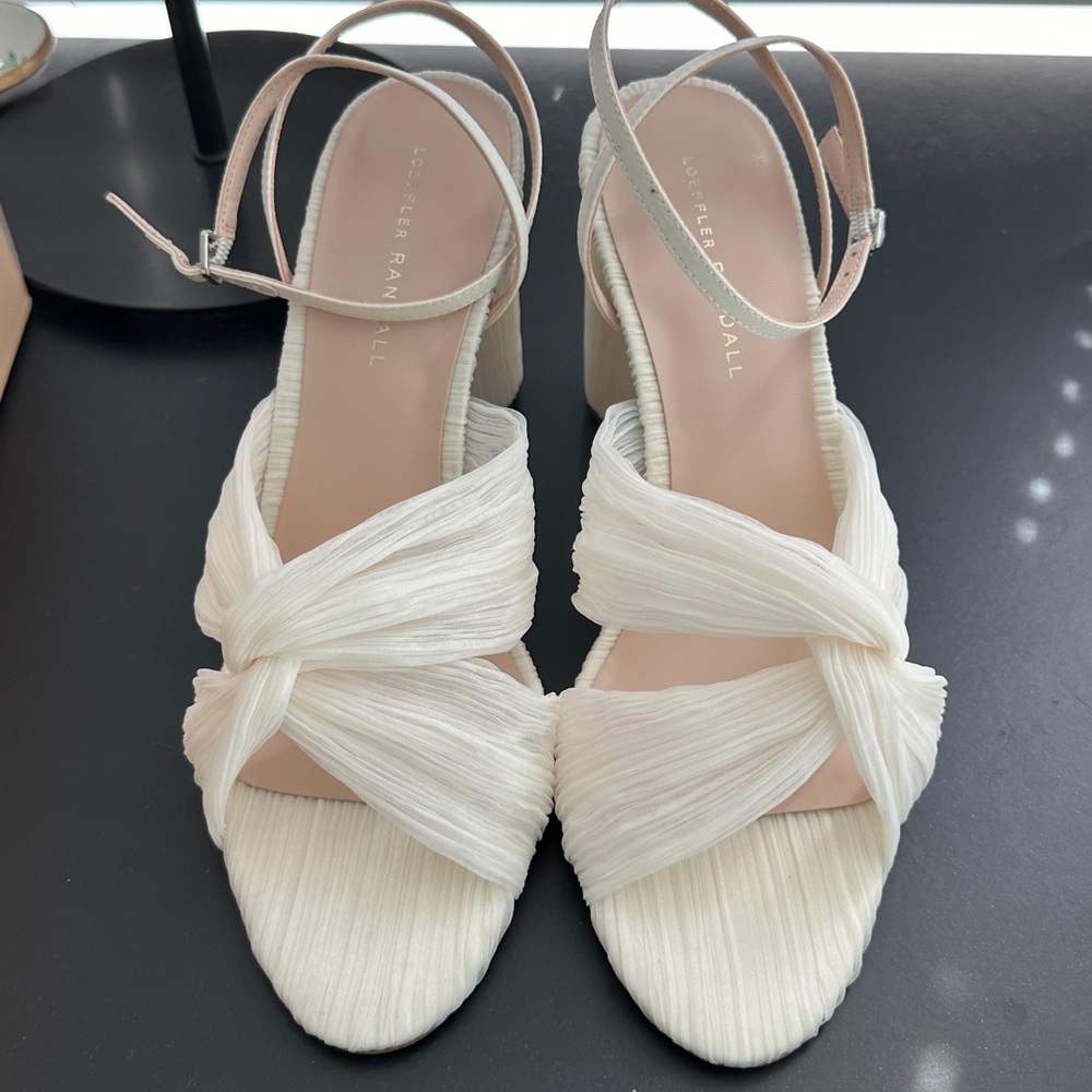 Loeffler Randall Reed Pleated Twist Sandals